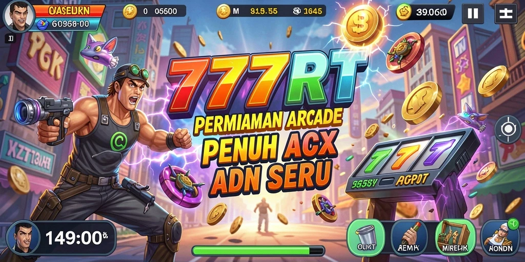 Tampilan gameplay seru di 777RT dengan aksi cepat.