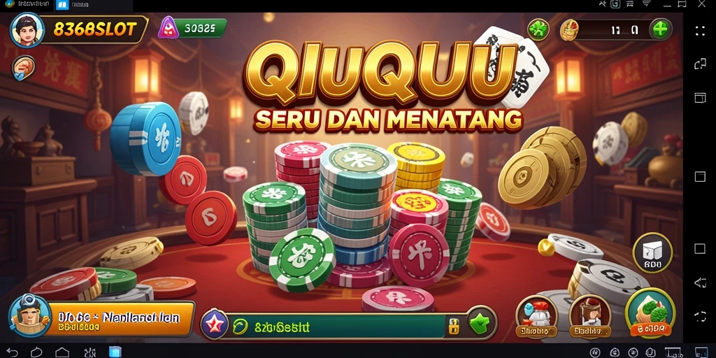 Screenshot gameplay QiuQiu yang penuh aksi di 8368SLOT.