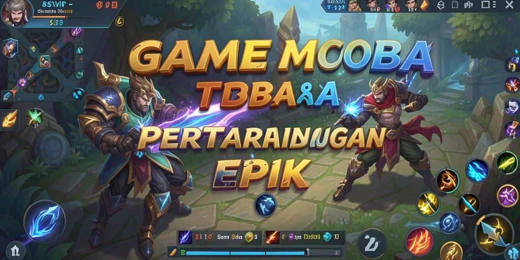 Tangkapan layar gameplay <strong>8SVIP</strong> yang menampilkan pertarungan epik antar karakter MOBA.