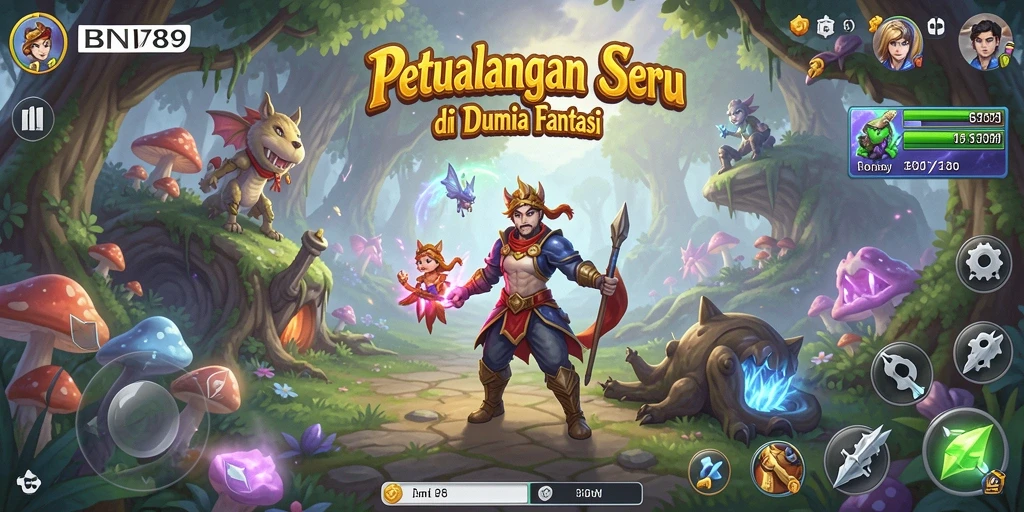 Screenshot gameplay menampilkan aksi seru dalam petualangan BNI789.