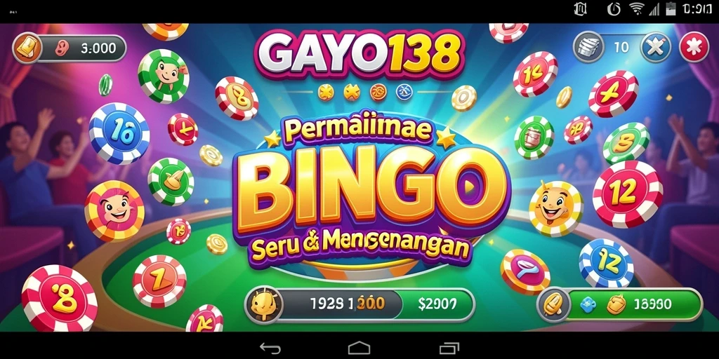 Tampilan gameplay Bingo yang seru dan mengasyikkan di GAYO138.