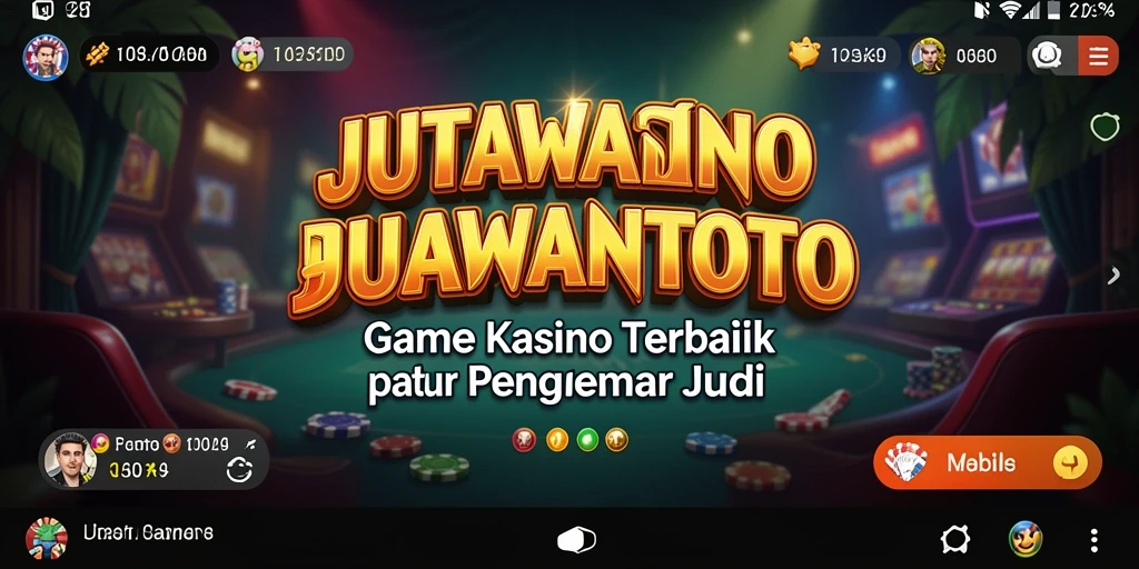 Screenshot utama JUTAWANTOTO menampilkan gameplay menarik dari permainan Kasino.
