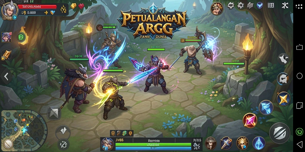 Gameplay JV88 yang mendebarkan dengan pertarungan seru di dunia ARPG.