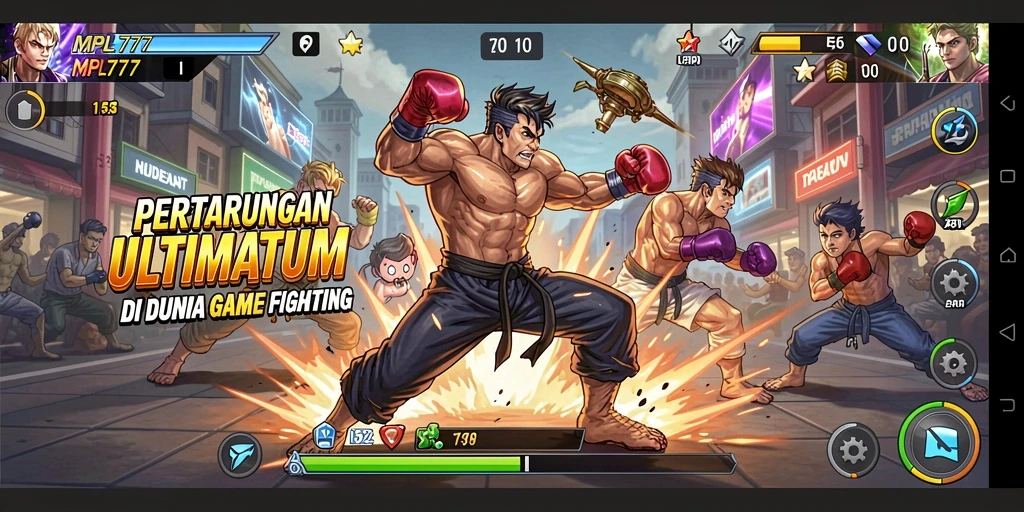 Tampilan menarik dari gameplay Fighting di MPL777 dengan aksi seru.