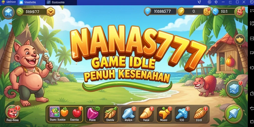 Tampilan gameplay yang menarik di NANAS777.