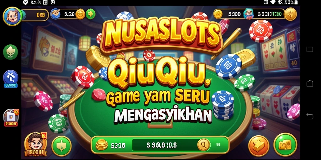 Tampilan gameplay QiuQiu yang menggugah semangat pemain.
