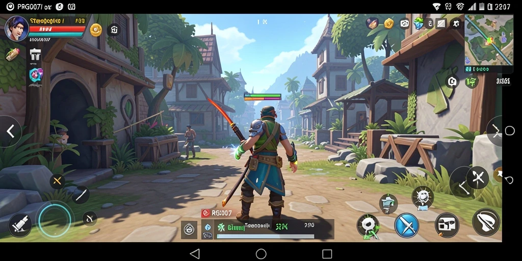 Tampilan dinamis gameplay PRG007 yang menggugah selera di layar