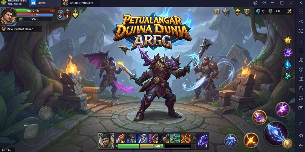 Tampilan gameplay RP66 yang menegangkan dalam dunia ARPG.