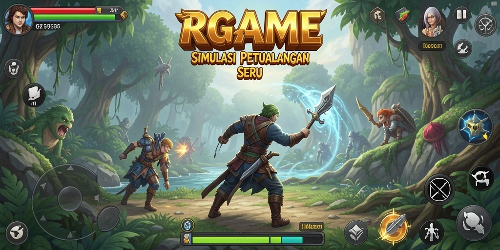 Tampilan gameplay RPGAME yang menarik dan penuh aksi.