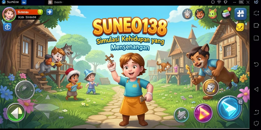 Screenshot gameplay SUNEO138 menampilkan momen seru dalam simulasi kehidupan.
