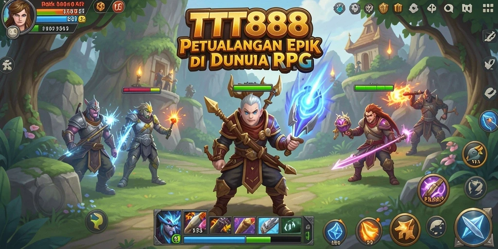 Tampilan gameplay RPG yang seru di TTT888.