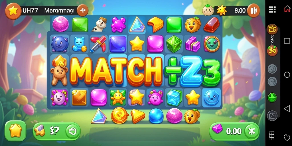 Tangkapan layar UH77 menampilkan gameplay seru dan grafik yang menarik.