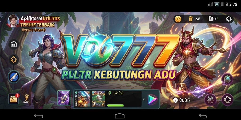 Tampilan antarmuka VO777 yang modern dan mudah digunakan.