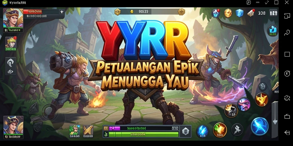 Menampilkan gameplay YYRR yang penuh petualangan dan tantangan.
