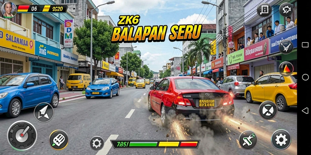 Tampilan hebat dari gameplay ZK6 yang menarik dan seru.